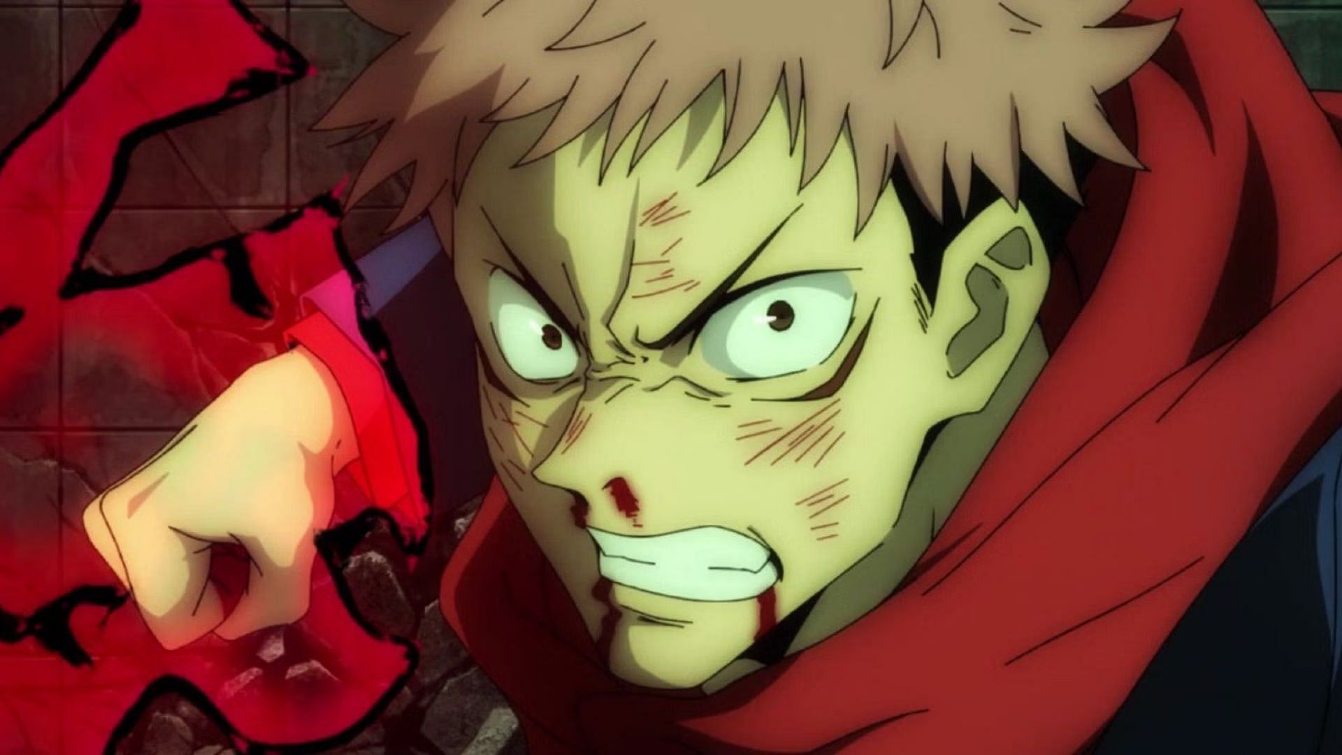 Yuji Itadori as shown in the anime (Image via MAPPA)